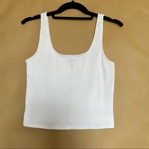 Dynamite Gracie Midi Seamless Tank in bright white